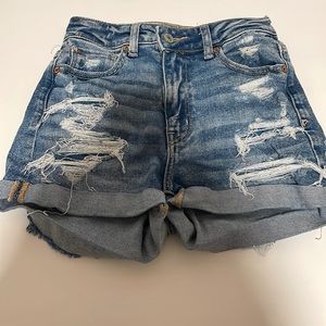 Womens American eagle jean shorts.